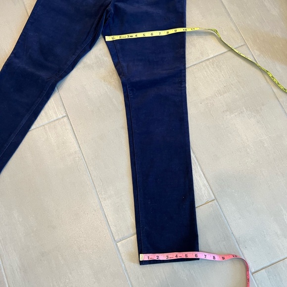 Jessica Simpson Navy Blue Corduroy Pants Size 30 - Picture 9 of 11